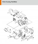 Stihl MSA 161 T Tophandle Battery Chainsaw Spare Parts